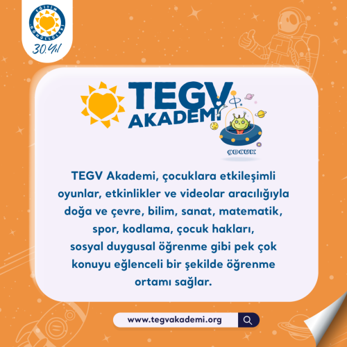 TEGV Akademi içerik görseli.